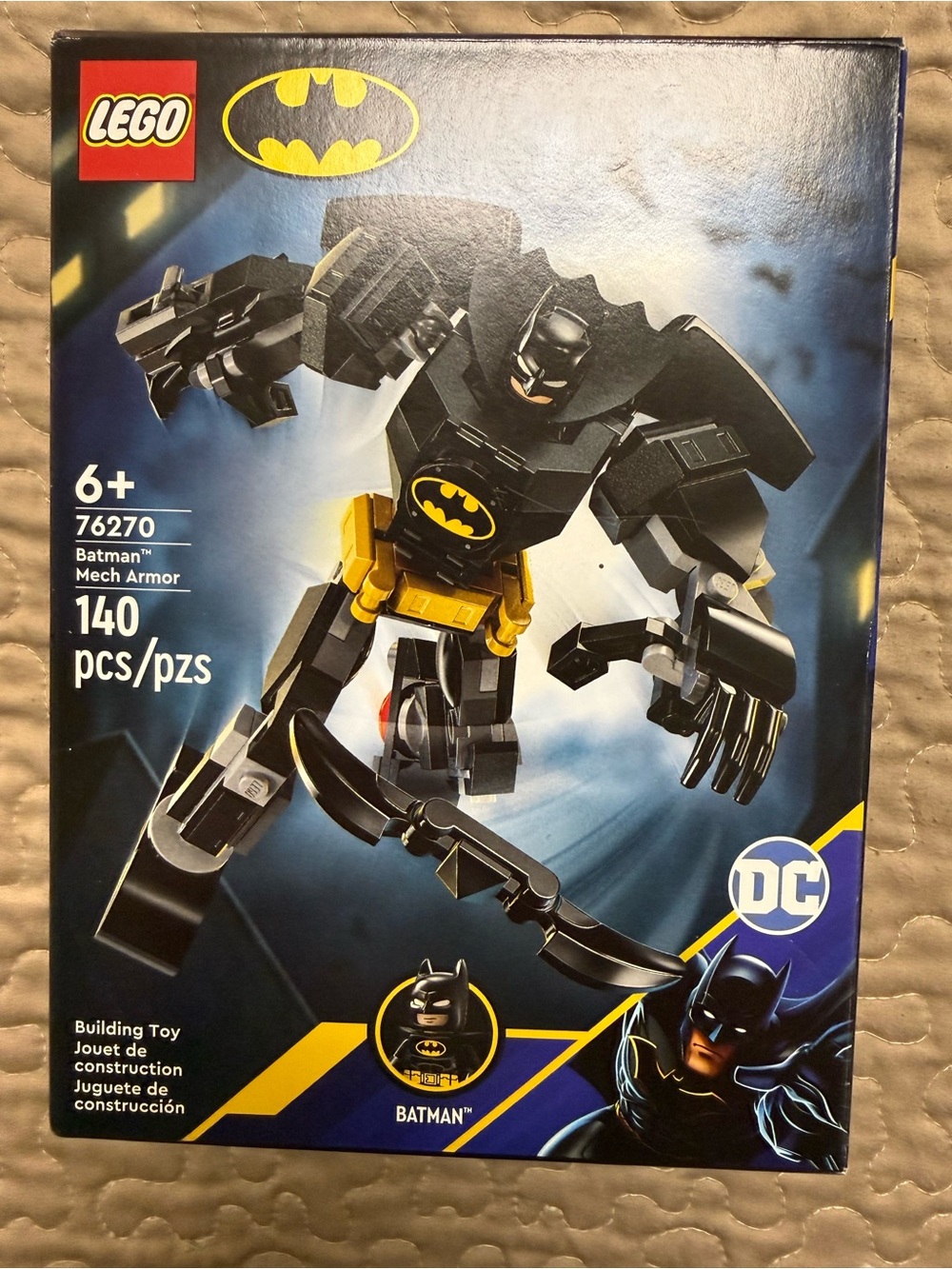 Lego Batman Mech Armor - Black and Yellow